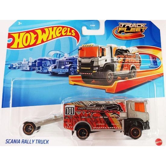 Picture of Mattel Hot Wheels Track Stars - Scania Rally Truck (Grey) (HXP25)