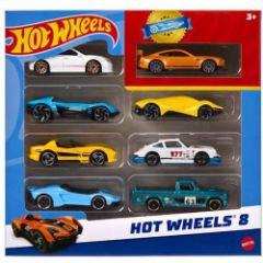 Picture of Mattel Hot Wheels: Hot Wheels 8 - Random Vehicles Set ('HPV78)