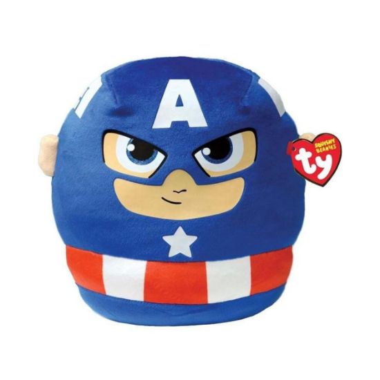 Picture of AS TY Squishy Beanies: Marvel - Captain America 30cm (1607-39355)