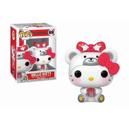 Picture of Funko Pop! Hello Kitty - Hello Kitty (Polar Bear) (Metallic) #69 Vinyl Figure