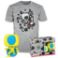 Picture of Funko Pop! & Tee (Adult) Marvel: Spider-Man Across the Spider-Verse - The Spot (Blacklight) (Special Edition) (Glows in the Dark) Bobble-Head Vinyl Figure and T-Shirt (S)