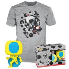 Picture of Funko Pop! & Tee (Adult) Marvel: Spider-Man Across the Spider-Verse - The Spot (Blacklight) (Special Edition) (Glows in the Dark) Bobble-Head Vinyl Figure and T-Shirt (L)