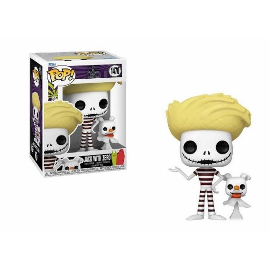 Picture of Funko Pop! Disney: The Nightmare Before Christmas - Jack with Zero (Beach) #1470 Vinyl Figure