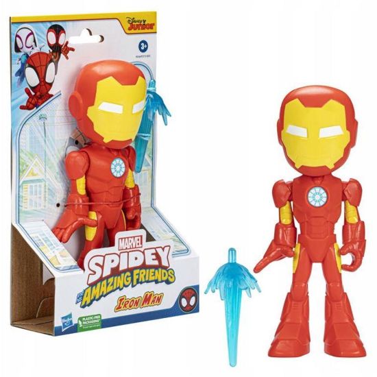 Picture of Hasbro Disney Marvel: Spidey and his Amazing Friends - Iron Man Supersized Hero Figure (F6164)