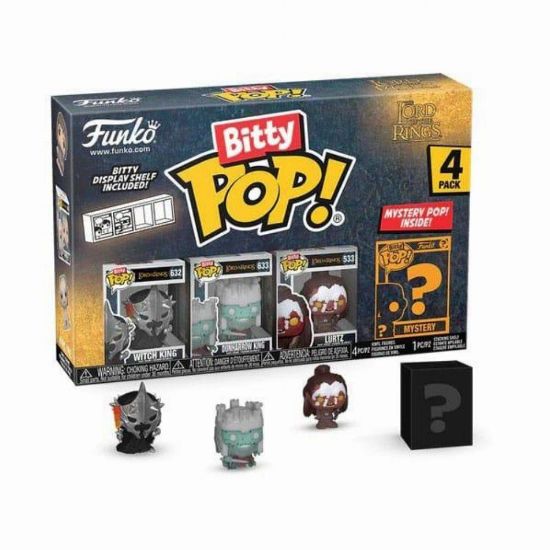 Picture of Funko Bitty Pop! 4-Pack: The Lord of the Rings - Witch King, Dunharrow King, Lurtz, Mystery Pop! Vinyl Figures