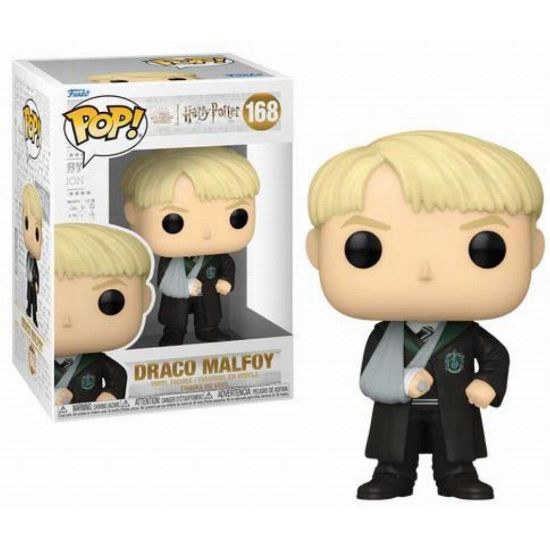 Picture of Funko Pop! Movies: Harry Potter Prisoner of Azkaban - Draco Malfoy with Broken Arm #168 Vinyl Figure