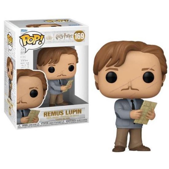 Picture of Funko Pop! Movies: Harry Potter Prisoner of Azkaban - Remus Lupin with Map #169 Vinyl Figure