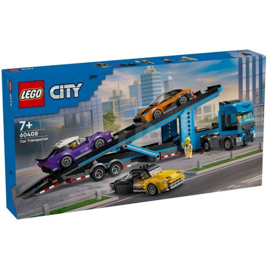 Picture of LEGO® City Great Vehicles: Car Transporter Truck with Sports Cars (60408)