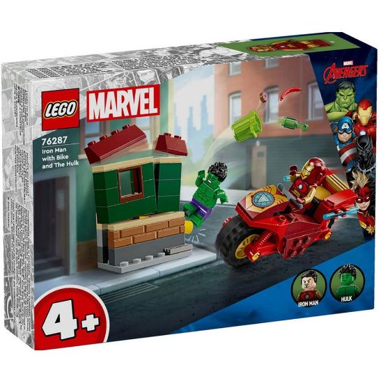 Picture of LEGO® Marvel: Iron Man with Bike and The Hulk (76287)