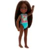 Picture of Mattel Barbie®: Club Chelsea Beach Doll with Dark Skin (HTK27)