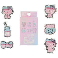 Picture of Loungefly Sanrio: Hello Kitty 50Th Anniversary - Clear And Cute Mystery Box Pin (SANPN0254EA)