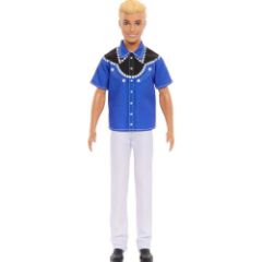 Picture of Mattel Barbie: Ken - Western Look with Blonde Hair Doll Fashionistas (HRH25)