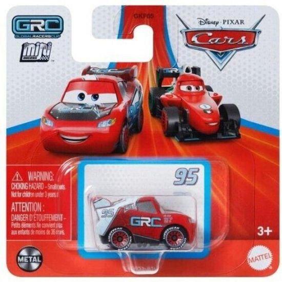 Picture of Mattel Disney Cars: GRC Mini Racers - Lightning McQueen Vehicle (HXY53)