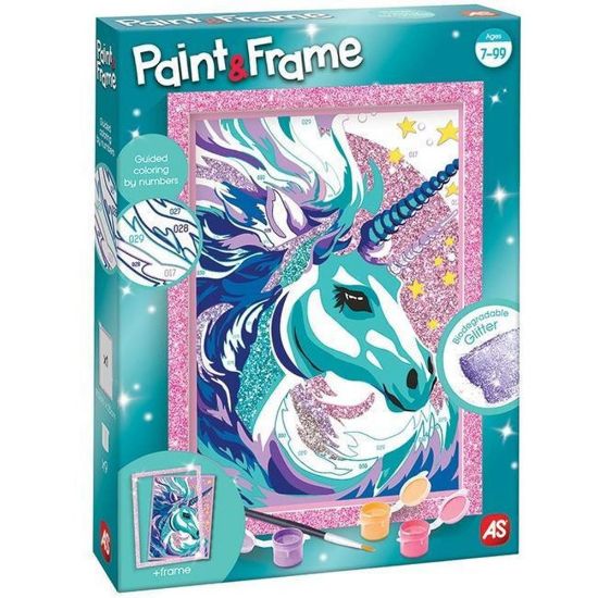 Picture of AS Paint & Frame Fairytale Unicorn (1038-41017)