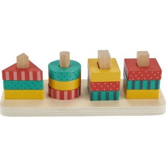 Picture of Fisher-Price: Wooden Shape Stacker (HXV05)