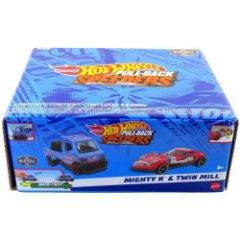 Picture of Mattel Hot Wheels: Pull-Back Speeders - Mighty K & Twin Mill (HWH58)