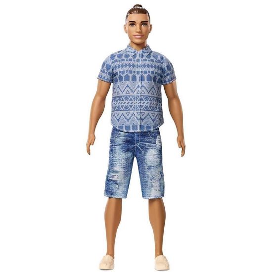 Picture of Mattel Barbie: Ken Doll - Fashionistas #13 - Distressed Denim Doll (FNJ38)