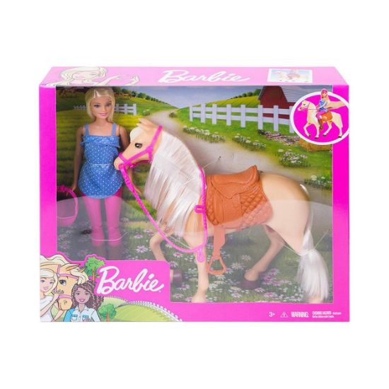 Picture of Mattel Barbie & Horse (FXH13)