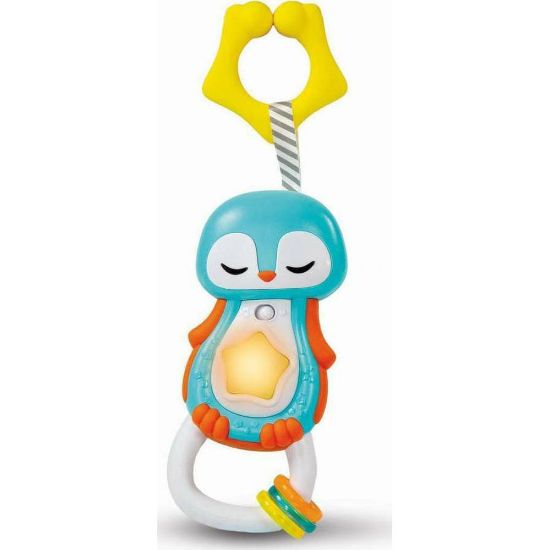 Picture of Baby Clementoni Baby Rattle Sweet Penguin Light And Melodies For 3+ Months