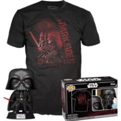 Picture of Funko Boxed Pop! & Tees Disney (Adult): Star Wars - Darth Vader (Special Edition) Vinyl Figure & T-Shirt (XL)