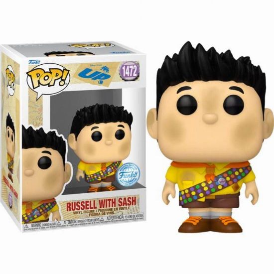 Picture of Funko Pop! Disney: Up - Russel with Sash (Box Lunch Exclusive) #1472 Vinyl Figure