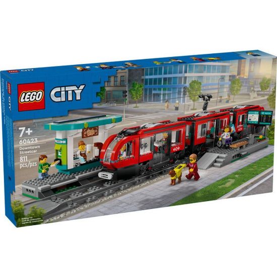 Picture of LEGO® City Downtown: Streetcar and Station (60423)