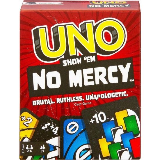 Picture of Mattel Uno: Show 'Em No Mercy Card Game (HWV18)