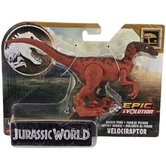 Picture of Mattel Jurassic World: Epic Evolution - Velociraptor Danger Pack (HTK53)