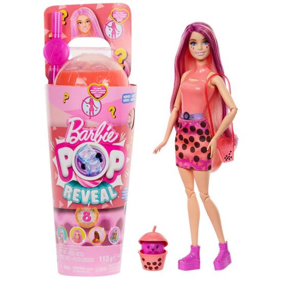 Picture of Mattel Barbie: Pop Reveal - Bubble Tea Series Mango Mochi Doll (HTJ22)