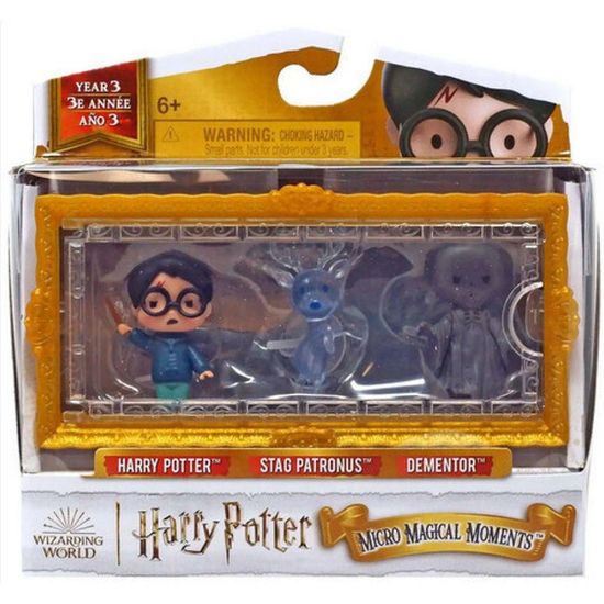 Picture of Spin Master Harry Potter: Micro Magical Moments - Harry Potter/Stag Patronus/Dementor Figures Set (6069437)