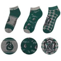 Picture of Cinereplicas Movies: Harry Potter - Slytherin Socks (Ankle) (Set of 3) (CR1632)