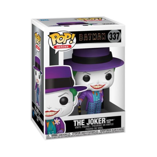 Picture of Funko Pop! DC Heroes: Batman 1989 - The Joker* (with Hat-Batman 1989 Movie) #337 Vinyl Figure