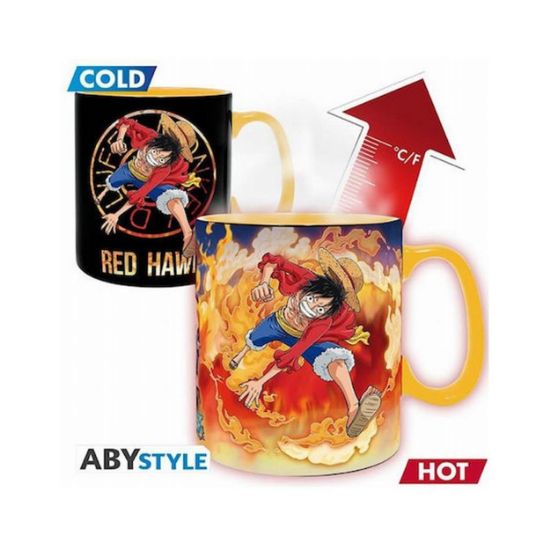 Picture of Abysse One Piece - Luffy & Sabo Heat Change Mug (460ml) (ABYMUGA445)