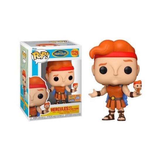 Picture of Funko Pop! Disney: Hercules - Hercules with Action Figure (Convention Limited Edition) #1329 Vinyl Figure