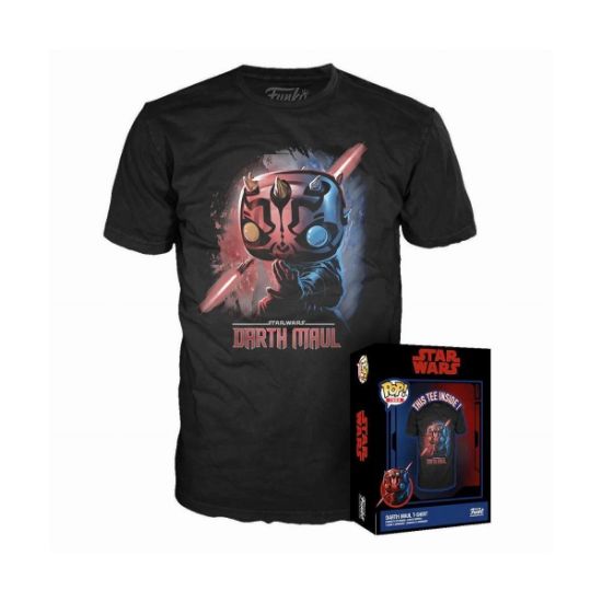 Picture of Funko Boxed Tee: Star Wars EP1 - Darth Maul T-Shirt (S)