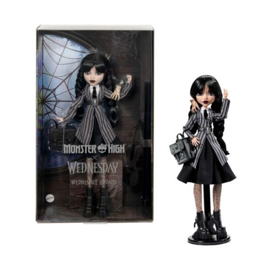 Picture of Mattel Monster High X Wednesday - Wednesday Addams (School Outfit) (HXJ04)