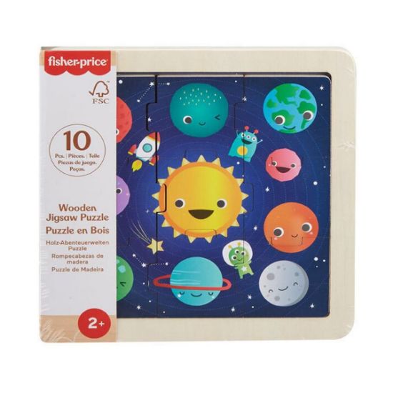 Picture of Fisher-Price: Wooden Jigsaw Puzzle - Planet (HXV16)