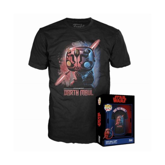 Picture of Funko Boxed Tee: Star Wars EP1 - Darth Maul T-Shirt (M)