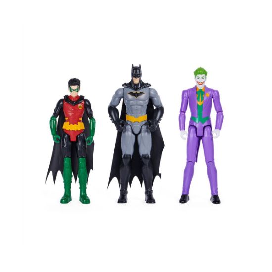 Picture of Spin Master DC: Batman - Batman & Robin VS. The Joker 12Inch Figures Set (6064967)*