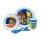 Picture of Stor: Paw Patrol - Pup 5 Pcs Non Slip Bicolor Premium Set (Plate Bowl Tumbler 260 Ml & Cutlery) (260ml) (74681)