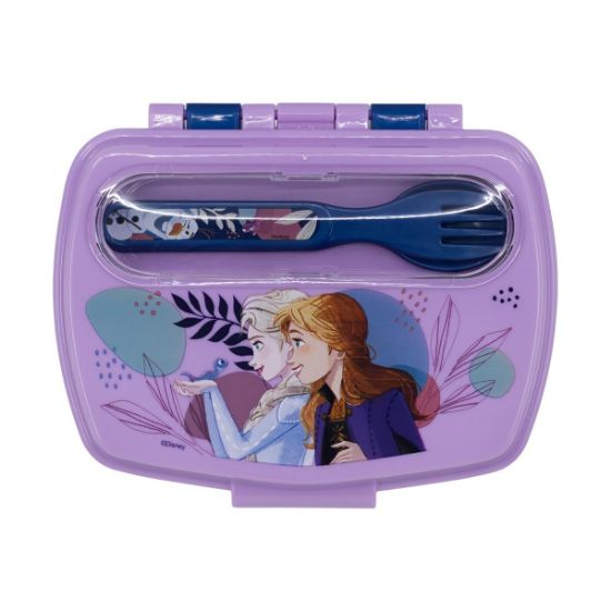 Picture of Stor: Disney: Frozen Trust The Journey - Funny Sandwich Box With Cutlery (74209)