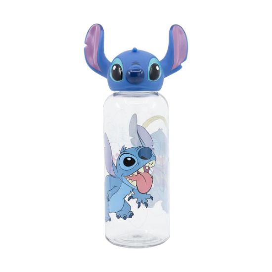 Picture of Stor: Stitch Flowers - 3D Figurine Bottle (560ml) (74860)