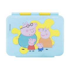 Picture of Stor: Peppa Pig Core 2022 - Stainless Steel Clamp Rectangular Sandwich Box (1100ml) (13956)