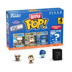 Picture of Funko Bitty Pop! 4-Pack: Disney Pixar - Carl, Russell, Sadness, Mystery Pop! Vinyl Figures