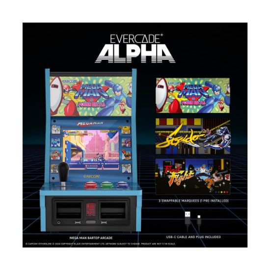 Picture of Evercade Alpha Mega Man Bartop Arcade