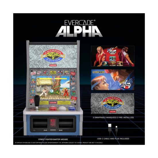 Picture of Evercade Alpha Street Fighter Bartop Arcade