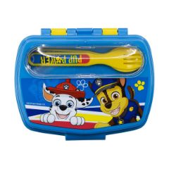 Picture of Stor: Paw Patrol Pup Power - Funny Sandwich Box With Cutlery (74609)