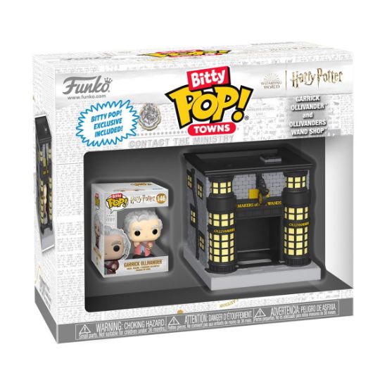 Picture of Funko Bitty Pop! Towns: Harry Potter - Garrick Ollivander and Ollivander's Wand Shop Vinyl Figures