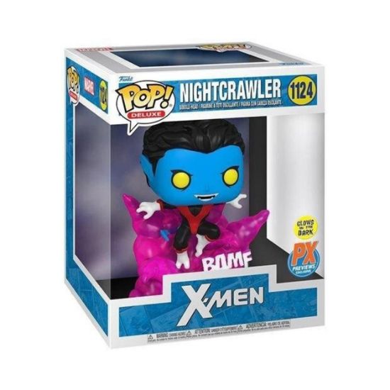 Picture of Funko Pop! Deluxe: X-Men - Nightcrawler (Teleporting) (Glows in the Dark) (PX Previews Exclusive) #1124 Bobble-Head Vinyl Figure