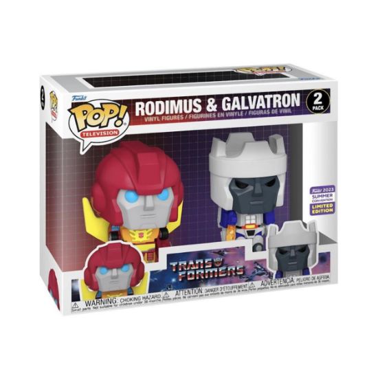 Picture of Funko Pop! 2-Pack: Transformers - Rodimus & Galvatron (Convention Limited Edition) Vinyl Figures